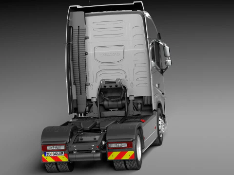Volvo FH16 Globtrotter 2013 3D Model