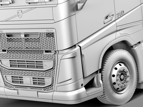Volvo FH16 Globtrotter 2013 3D 모델