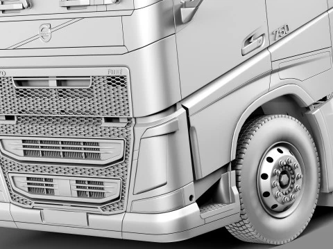Volvo FH16 Globtrotter 2013 3D Model