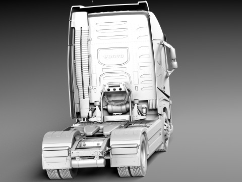 Volvo FH16 Globtrotter 2013 3D 모델