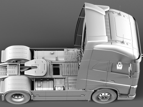 Volvo FH16 Globtrotter 2013 3D 모델