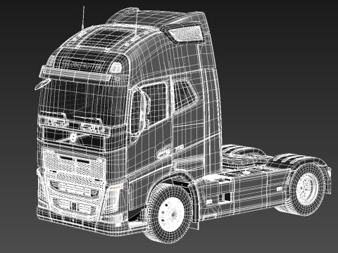 Volvo FH16 Globtrotter 2013 3D 모델