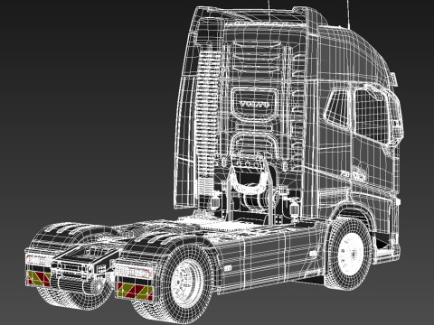 Volvo FH16 Globtrotter 2013 3D 모델