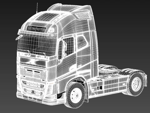 Volvo FH16 Globtrotter 2013 3D Model