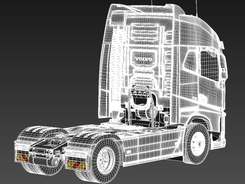 Volvo FH16 Globtrotter 2013 3D 모델