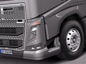 Volvo FH16 Globtrotter 2013 3D 모델
