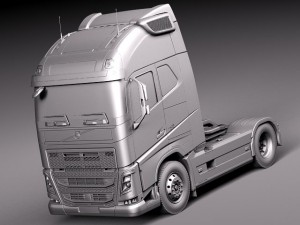 Volvo FH16 Globtrotter 2013 3D 모델