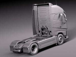 Volvo FH16 Globtrotter 2013 3D 모델