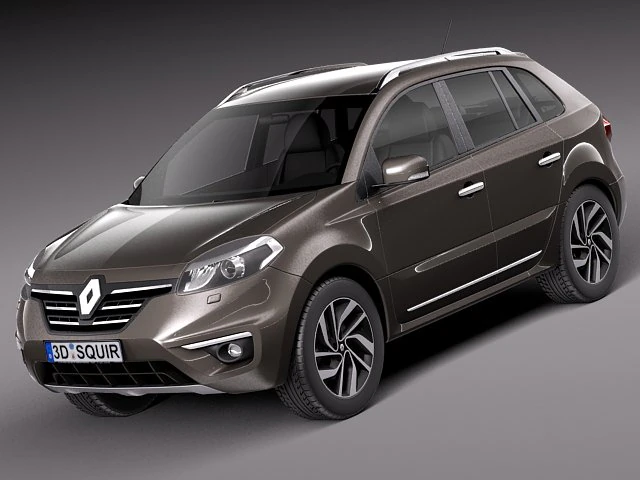 Renault Koleos 2014 3D Model .c4d .max .obj .3ds .fbx .stl .blend
