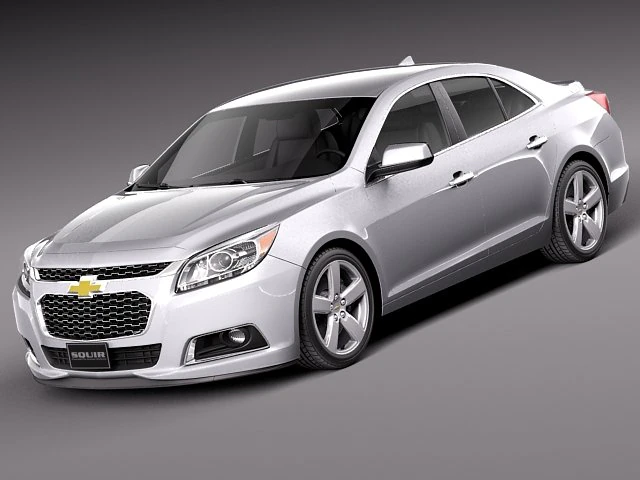 Chevrolet Malibu 2014 3D Model .c4d .max .obj .3ds .fbx .stl .blend 