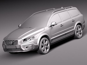 Volvo XC70 2014 3D Model