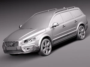 Volvo XC70 2014 3D Model