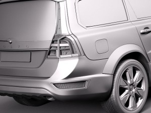 Volvo XC70 2014 3D Model