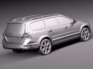 Volvo XC70 2014 3D Model