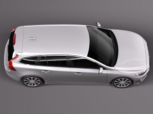Volvo V60 2014 3D Модель
