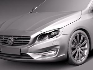 Volvo V60 2014 3D Модель