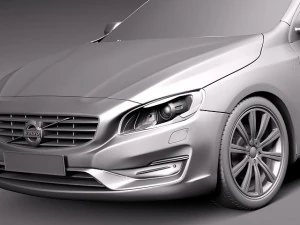 Volvo V60 2014 3D Model