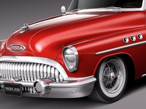 Buick Super Riviera Coupe 1953 3D Модель