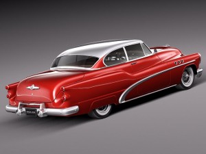 Buick Super Riviera Coupe 1953 3D Модель