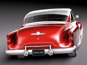 Buick Super Riviera Coupe 1953 3D Модель