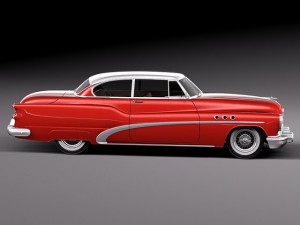 Buick Super Riviera Coupe 1953 3D Модель