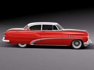Buick Super Riviera Coupe 1953 3D Model