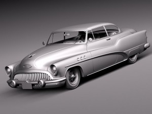 Buick Super Riviera Coupe 1953 3D Модель