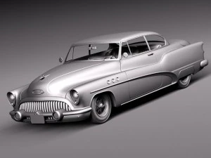 Buick Super Riviera Coupe 1953 3D Model