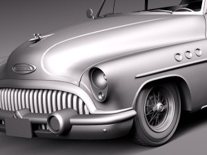 Buick Super Riviera Coupe 1953 3D Модель