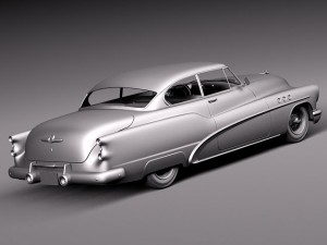 Buick Super Riviera Coupe 1953 3D Модель