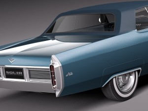 Cadillac Deville 1965 Convertible Modèle 3D