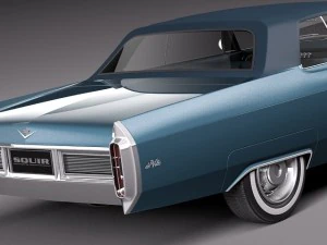 Cadillac Deville 1965 Convertible 3D Model