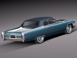 Cadillac Deville 1965 Convertible Modèle 3D