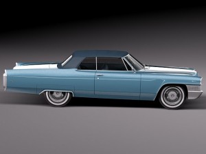 Cadillac Deville 1965 Convertible Modèle 3D
