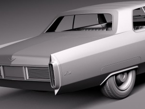 Cadillac Deville 1965 Convertible Modèle 3D