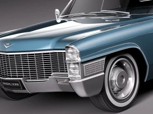 Cadillac Deville Coupe 1965 3D Model