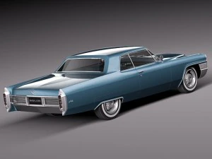 Cadillac Deville Coupe 1965 3D Model