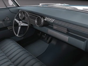 Cadillac Deville Coupe 1965 3D Model