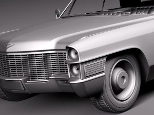 Cadillac Deville Coupe 1965 3D Model