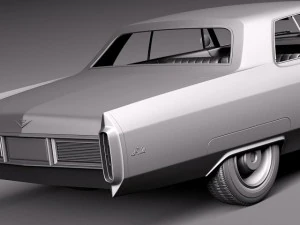 Cadillac Deville Coupe 1965 3D Model