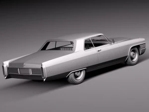 Cadillac Deville Coupe 1965 3D Model