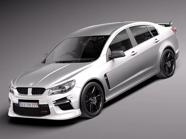 Vauxhall VXR8 2014 3D Model .c4d .max .obj .3ds .fbx .stl .blend 