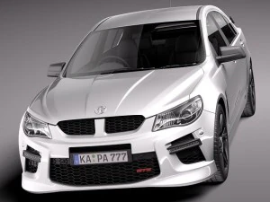Vauxhall VXR8 2014 3D Model