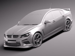 Vauxhall VXR8 2014 3D Model