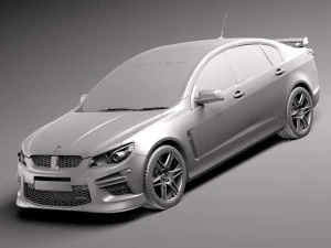 Vauxhall VXR8 2014 3D Model