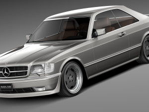 Mercedes-Benz W126 560 sec AMG 1991 Modèle 3D