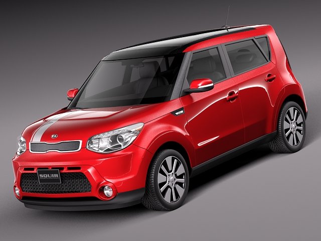 Kia Soul 2014 3Dモデル .c4d .max .obj .3ds .fbx .stl .blend 