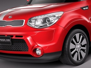 Kia Soul 2014 3Dモデル