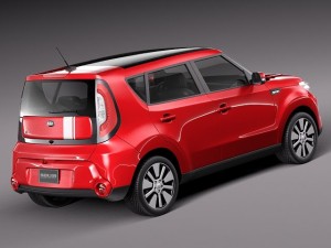 Kia Soul 2014 3Dモデル
