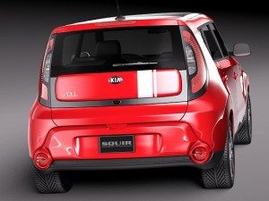 Kia Soul 2014 3Dモデル